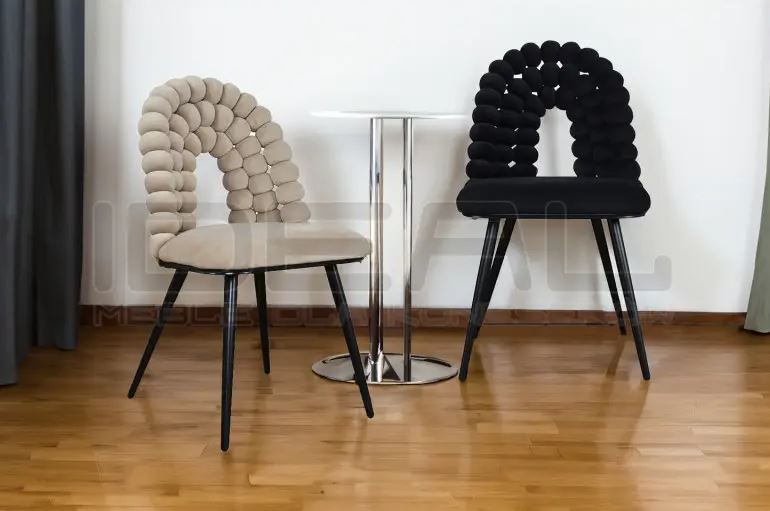 tapicerowane krzesło fantasy froton glamour